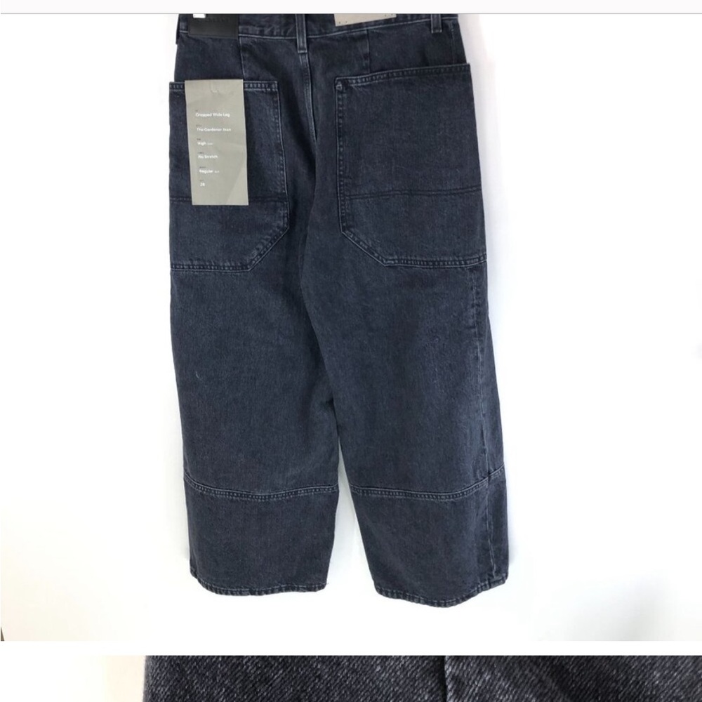 Everlane Womens The Way-High Gardener Cropped Jean Washed Black 28